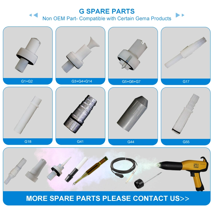 1008165 Supercorona PC05 Replacement Spare Part Applicated for Optiselect GM03 Powder Coating Gun -Non OEM Parts Compatible with Certain Gema Products